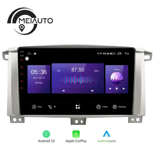 Car Android Radio Player Head Unit Plug And Play For Toyota Land Cruiser LC 100 2002-2007 For Lexus LX470 J100 2 II 2002