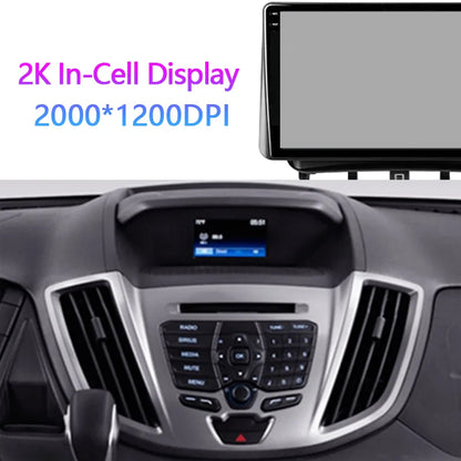 Car Stereo Head Unit 2K For Ford Tourneo Custom 1 I Transit 2012-2021 Android Radio Multimedia Video Player Navigation GPS