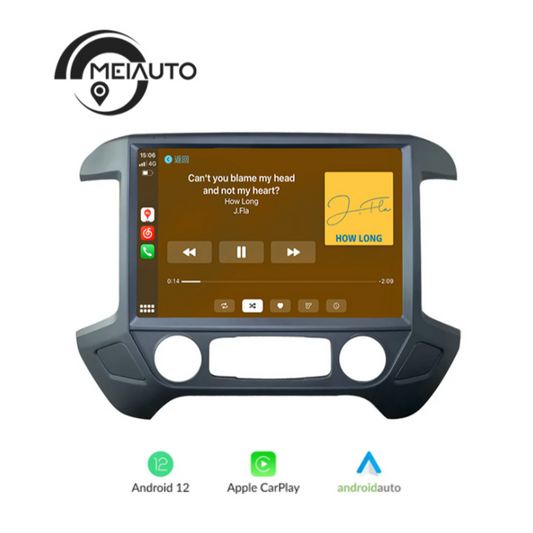 Android Car Radio for Chery Chevrolet Silverado GMC Sierra 2014 2015 2016 2017 2018, Touch Screen Car Stereo, Apple Carplay Android Auto Steering Wheel Control Bluetooth Hi-Fi Audio