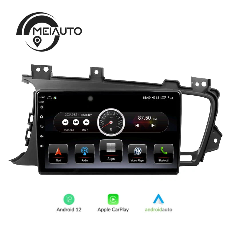 "Upgrade Your Drive: 9-inch Plug and Play Head Unit for Kia K5 Optima 3 TF 2011-2015, GPS Navigation, CarPlay, Android Auto"