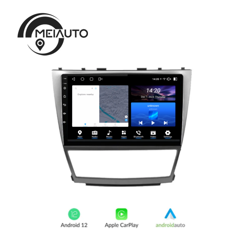 Android Head Unit For Toyota Camry 6 XV 40 50 2006-2011 Car Radio Multimedia Video Player Navigation Stereo GPS 8G+128G