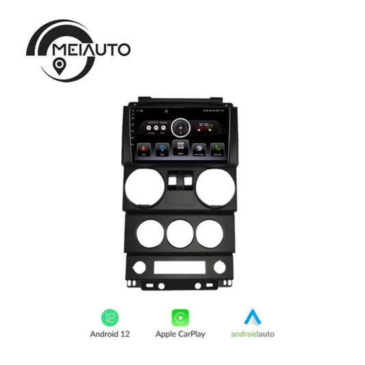 "Upgrade Your Jeep Wrangler 3 JK (2008-2010) Infotainment System with a 9-inch Car Stereo Android AutoRadio Carplay Multimedia Player: Plug And Play Head Unit, GPS Navigation"