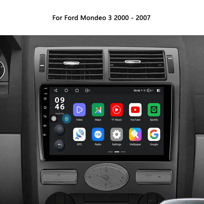 9inch Car Stereo Android Radio Multimedia Video Audio Player For Ford Mondeo 3 2000-2007 Navigation GPS Head Unit No 2din DVD