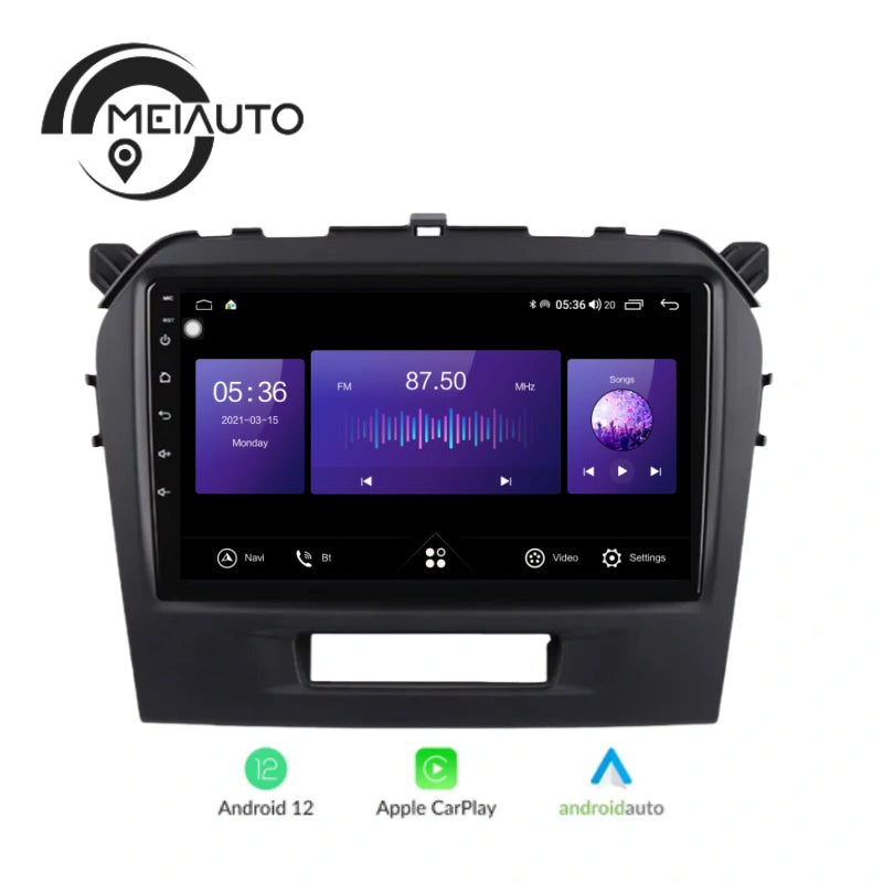 Car Radio Head Unit Player For Suzuki Vitara 4 2014-2018 Navigation GPS Android Auto Apple Carplay Car Intelligent System