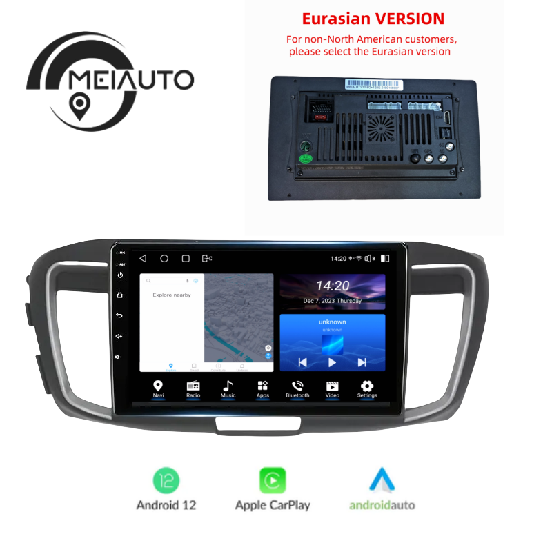 10.2inch Car Stereo Android Radio Multimedia Video Player For Honda Accord 9 CR 2012-2018 Head Unit GPS Navigation Audio No2din